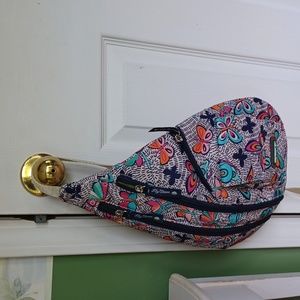 Lily bloom sling backpack butterflys